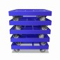 Preview: KISTENROLLER EASY 600x400 RAL 5010 enzianblau