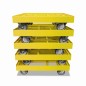 Preview: KISTENROLLER EASY 600x400 RAL 1021 gelb