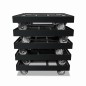 Preview: KISTENROLLER EASY 600x400 RAL 9004 schwarz