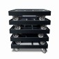 Preview: KISTENROLLER EASY 600x400 RAL 9004 schwarz