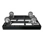 Preview: KISTENROLLER EASY 600x400 RAL 9004 schwarz