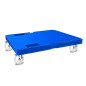 Preview: ROLLPLATTE 820x715 RAL 5010 enzianblau