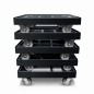 Preview: KISTENROLLER EASY 600x400 RAL 9004 schwarz
