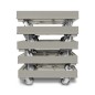 Preview: KISTENROLLER PRO 600x400 RAL 7037 grau