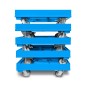Preview: KISTENROLLER PRO 600x400 RAL 5012 lichtblau
