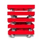 Preview: KISTENROLLER PRO 600x400 RAL 3000 rot