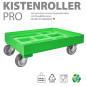 Preview: KISTENROLLER PRO 600x400 RAL 6018 grün