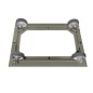 Preview: KISTENROLLER LIGHT 600x400 RAL 7037 grau