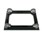 Preview: KISTENROLLER LIGHT 600x400 RAL 9004 schwarz