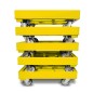 Preview: KISTENROLLER PRO 600x400 RAL 1021 gelb