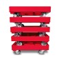 Preview: KISTENROLLER PRO 600x400 RAL 3000 rot