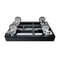 Preview: KISTENROLLER PRO 600x400 RAL 9004 schwarz