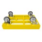 Preview: KISTENROLLER PRO 600x400 RAL 1021 gelb