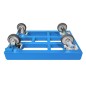 Preview: KISTENROLLER PRO 600x400 RAL 5012 lichtblau