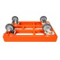 Preview: KISTENROLLER PRO 600x400 RAL 2004 orange