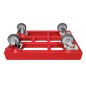 Preview: KISTENROLLER PRO 600x400 RAL 3000 rot