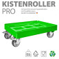 Preview: KISTENROLLER PRO 600x400 RAL 6018 grün