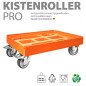 Preview: KISTENROLLER PRO 600x400 RAL 2004 orange