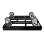 Preview: KISTENROLLER EASY 600x400 RAL 9004 schwarz