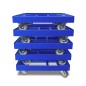 Preview: KISTENROLLER EASY 600x400 RAL 5010 enzianblau