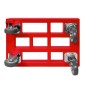 Preview: KISTENROLLER PRO 600x400 RAL 3000 rot