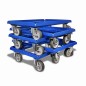 Preview: KISTENROLLER LIGHT 600x400 RAL 5010 enzianblau