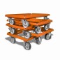 Preview: KISTENROLLER LIGHT 600x400 RAL 2004 orange