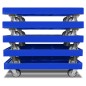 Preview: KISTENROLLER TWIN 800x600 RAL 5010 enzianblau