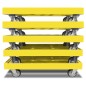 Preview: KISTENROLLER TWIN 800x600 RAL 1021 gelb