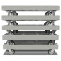 Preview: KISTENROLLER TWIN 800x600 RAL 7037 grau
