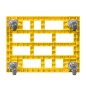 Preview: KISTENROLLER TWIN 800x600 RAL 1021 gelb