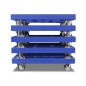 Preview: KISTENROLLER TWIN 800x600 RAL 5010 enzianblau