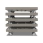 Preview: KISTENROLLER TWIN 800x600 RAL 7037 grau