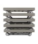 Preview: KISTENROLLER TWIN 800x600 RAL 7037 grau