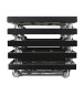 Preview: KISTENROLLER TWIN 800x600 RAL 9004 schwarz