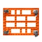 Preview: KISTENROLLER TWIN 800x600 RAL 2004  orange