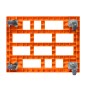 Preview: KISTENROLLER TWIN 800x600 RAL 2004  orange