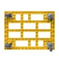 Preview: KISTENROLLER TWIN 800x600 RAL 1021 gelb