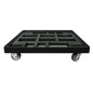 Preview: KISTENROLLER TWIN 800x600 RAL 9004 schwarz