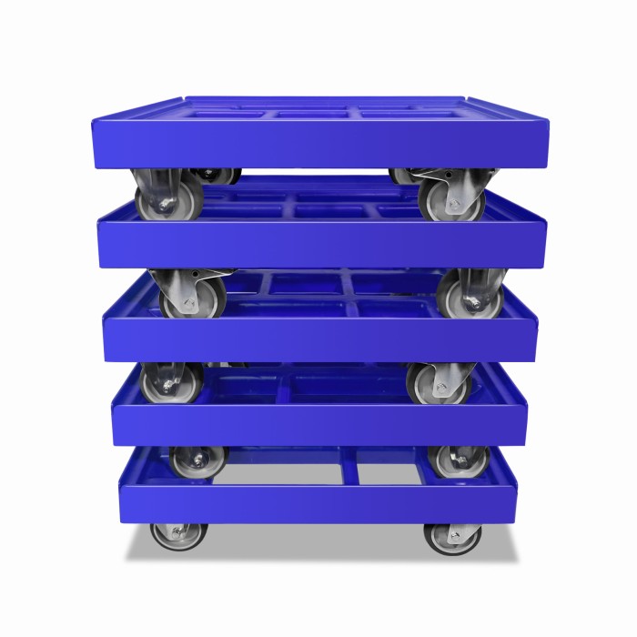 KISTENROLLER EASY 600x400 RAL 5010 enzianblau