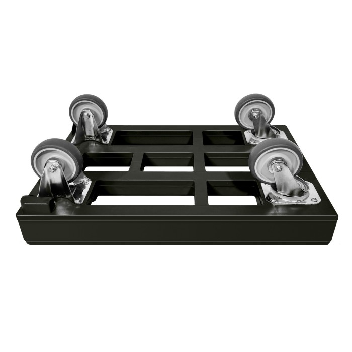 KISTENROLLER PRO 600x400 RAL 9004 schwarz