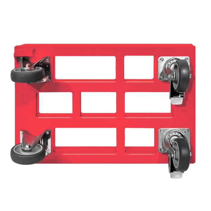 KISTENROLLER PRO 600x400 RAL 3000 rot