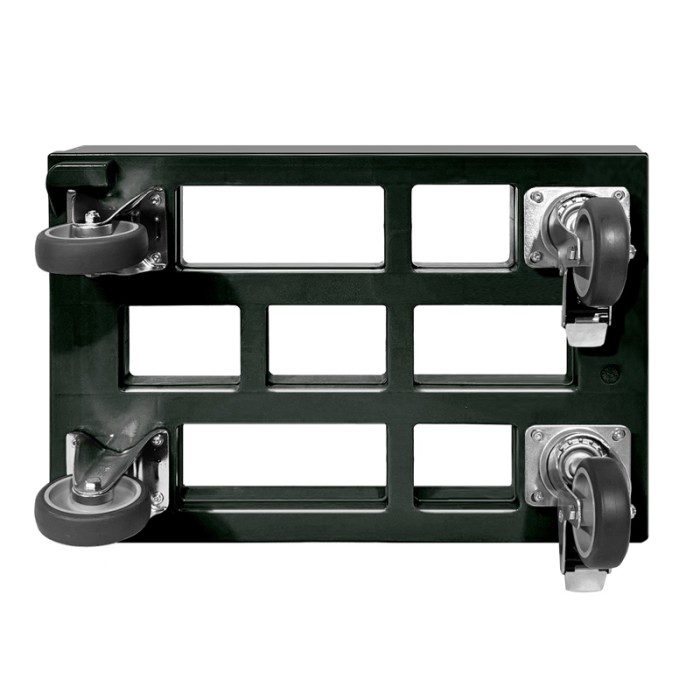 KISTENROLLER PRO 600x400 RAL 9004 schwarz
