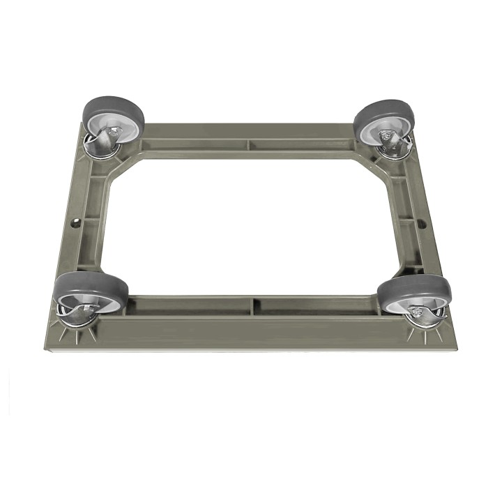 KISTENROLLER LIGHT 600x400 RAL 7037 grau