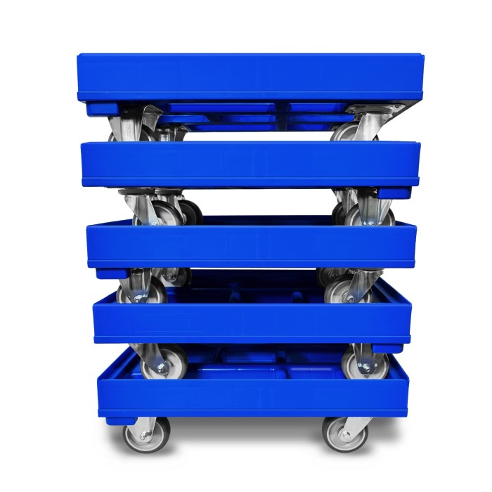 KISTENROLLER PRO 600x400 RAL 5010 enzianblau