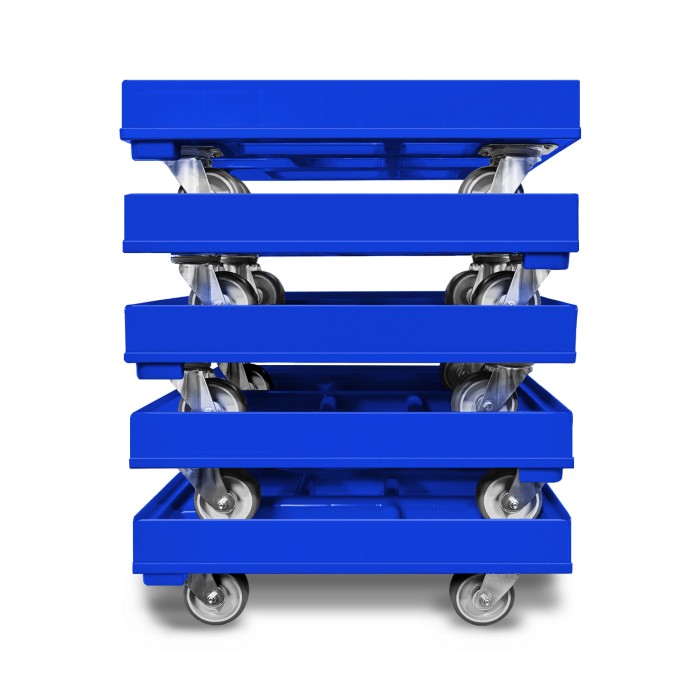 KISTENROLLER PRO 600x400 RAL 5010 enzianblau