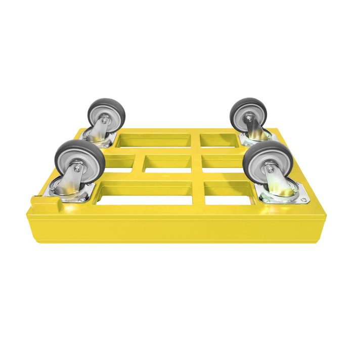 KISTENROLLER PRO 600x400 RAL 1021 gelb