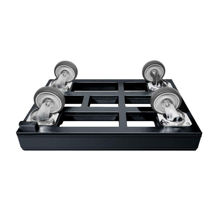 KISTENROLLER PRO 600x400 RAL 9004 schwarz