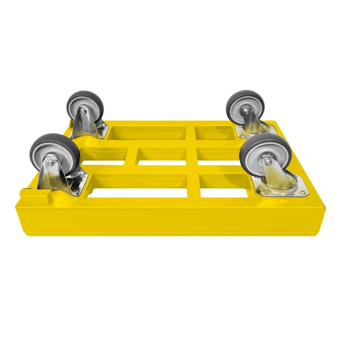 KISTENROLLER PRO 600x400 RAL 1021 gelb