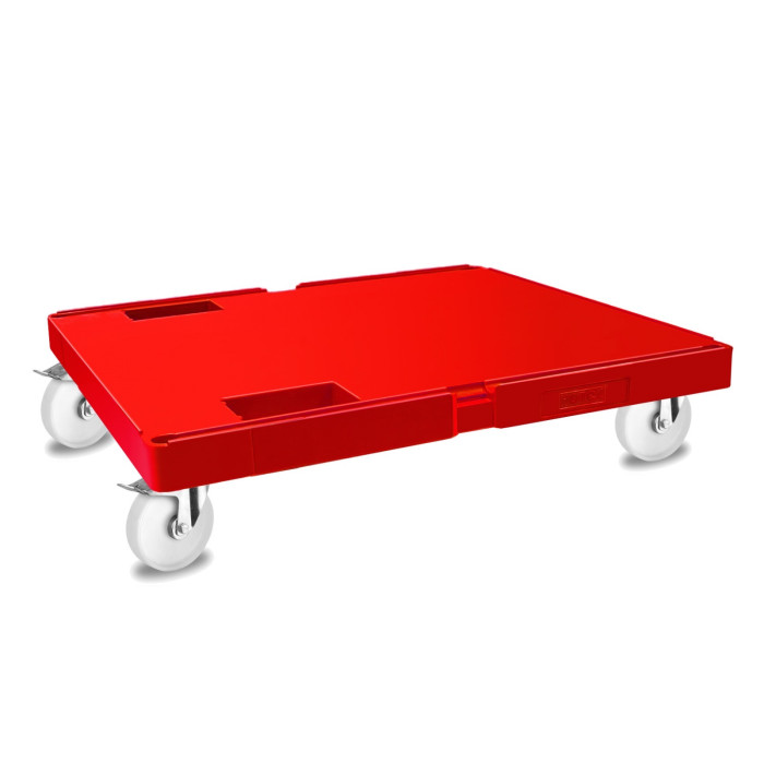 ROLLPLATTE 820x715 RAL 3000 rot